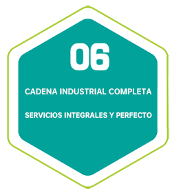 Cadena industrial completa - Servicios integrales